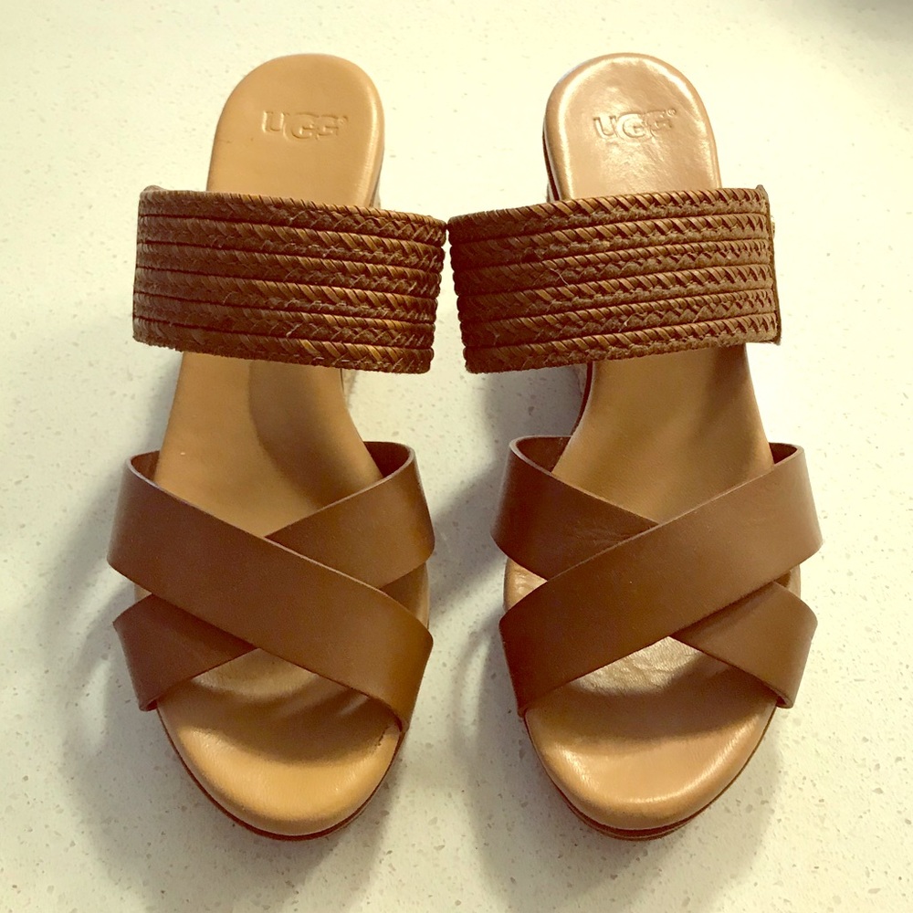 Brown Ugg Wedges